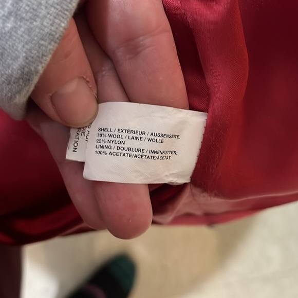 Pink wool peacoat - Picture 4 of 4